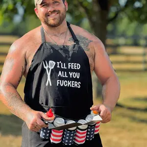 Customized Cooking Apron for Unisex Chefs with Funny Designs