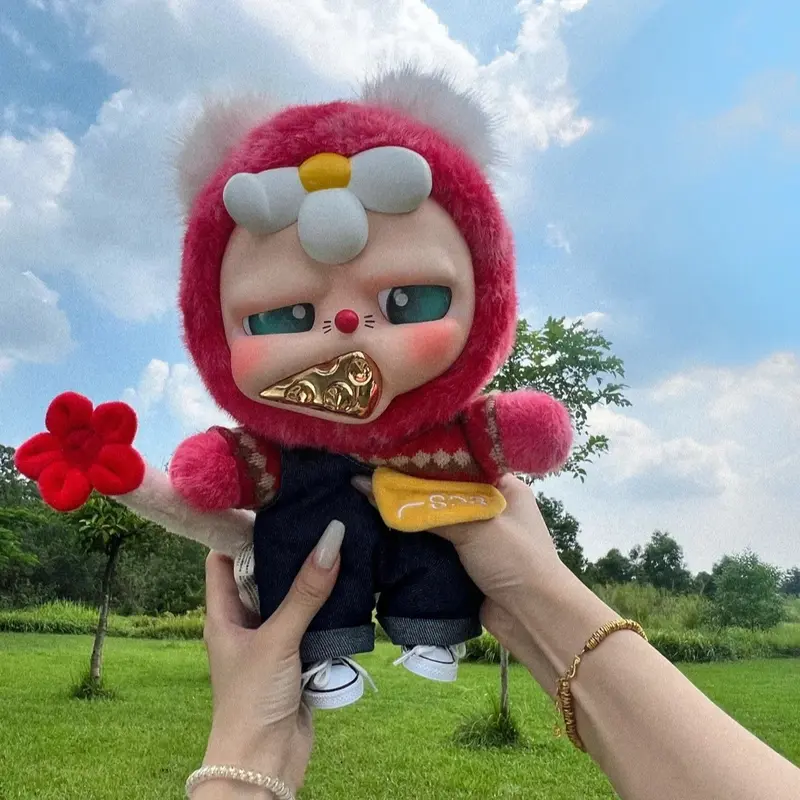 SD3 400% Moodeverse Series Plush Figurine, Adorable Soft Keychain, Hanging Decor, Gift-Ready Collectible with Gift Bag Pendant Ornament