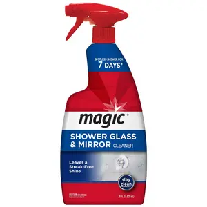 Magic Shower Glass & Mirror Cleaner - 28 Fluid Ounce for Effective Cleaning and Maintenance
