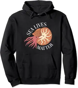 I love Cephalopods my Spirit Animals Nautilus Graphic Pullover Hoodie - Jamespatric Shop 33B0BDGC4ZZ6