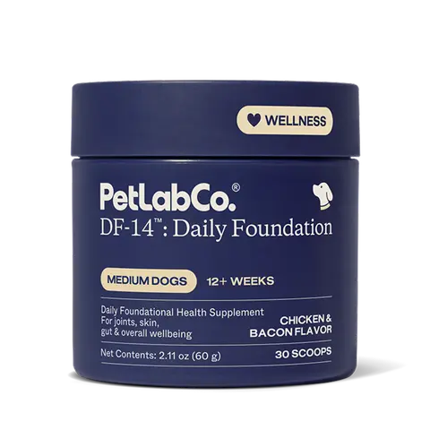 DF-14 Daily Foundation: 14-in-1 multifunctional dog supplement powder - longevity support made simple with one easy daily scoop
