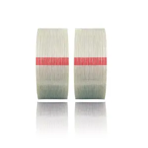 2 inch x35Yds 2 Pack Heavy Duty Transparent Reinforced Fiberglass Filament Strapping Packing Tape