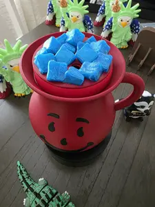Kool-Aid Inspired 12oz Soda Can Cooler | 3D Printed Drink Holder with Removable Ice Lid