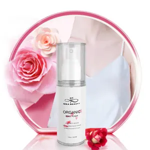 M&A Beauty Organic Rose Water/Toner 100ml - face Mist Soothing and Hydrating and Reduces Redness Skincare Daily