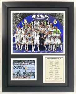 Legends Never Die, Inc. Real Madrid CF | UEFA Champions League Collection | UnFramed Photo Collage