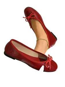 Women's Classic Ballet Flat Shoes Charlene, Fashion Half Shoe Comfortable, Elegant Daily Wear Footwear, Stylish Ladies Dance Shoes