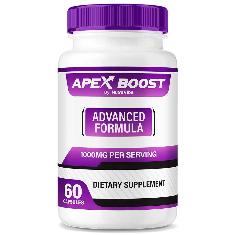 Apex Boost Capsules - ApexBoost Advanced Formula 1000mg Capsules with Natural Ingredients for Health & Wellness 60 Count