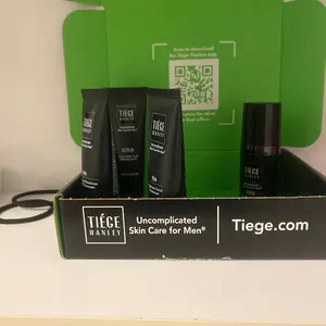 Tiege Hanley Men's Skin Care Set - Essential, Advanced & Anti-Aging Routines with Daily Wash, Exfoliating Scrub, AM & PM Moisturizers, Eye Cream & Super Serum