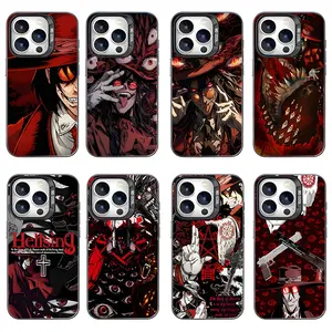 Creative Design cool dark anime H-Hellsing Durable phone case Compatible with iPhone 17/16/15/14/13/12/11/Pro/ProMax/Plus/Air/Xsmax/E, Featuring a Shockproof Matte Back, Anti-Fall, Ultra-Thin, Trendy Case, Manga Merchandise, Special holiday Gift for fans