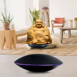 Creative Floating Display Stand 360-Degree Automatic Rotation Multi-Functional for Bedroom Office Exhibition Hall Coffee Table Best Gift