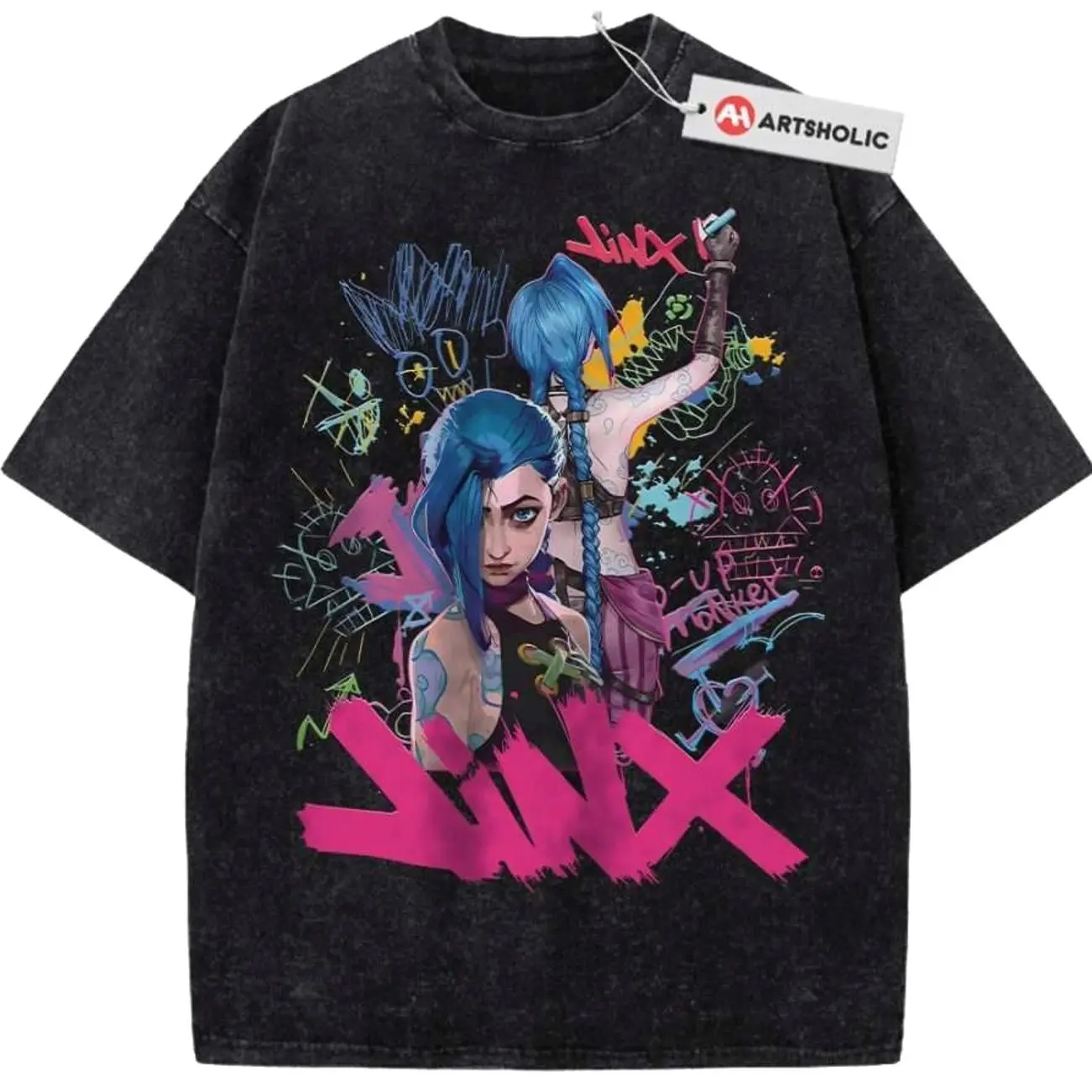 Jinx Shirt, League of Legends Shirt, LoL Shirt, Game Shirt, Vintage T-Shirt