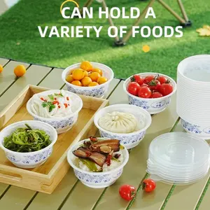 Jiasheng Disposable Tableware Chinese Traditional Intangible Cultural Elements Banquet BBQ Set for Festive Occasions