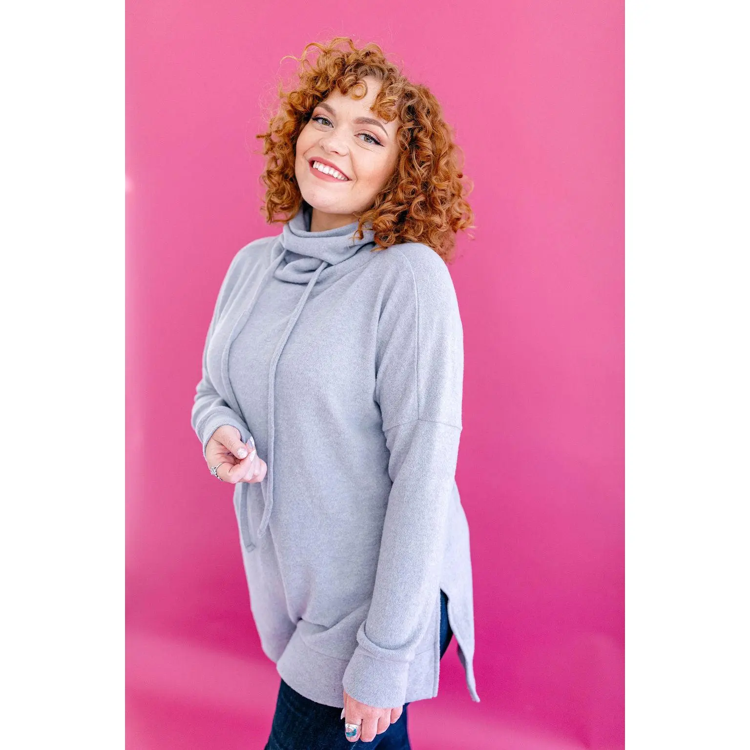 Frankie Funnel Neck Sweater