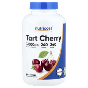 Nutricost Tart Cherry, 240 Capsules (300 mg per Capsule)