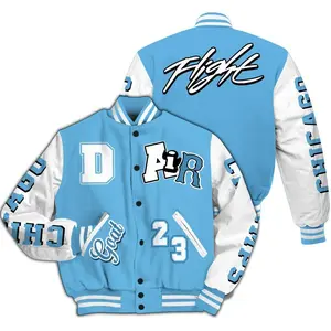 Varsity Jacket Match Melo 12s Sneakers, Air 23 GOAT Graphic Design, Unisex Oversized Streetwear Baseball Jacket