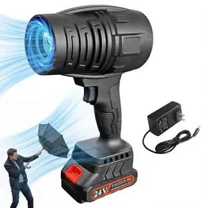 24V Cordless Turbo Blower, Portable Car Dryer & Leaf Blower with Rechargeable Battery, High-Power Airflow for Home and Car Cleaning, Father’s Day & Birthday Gift