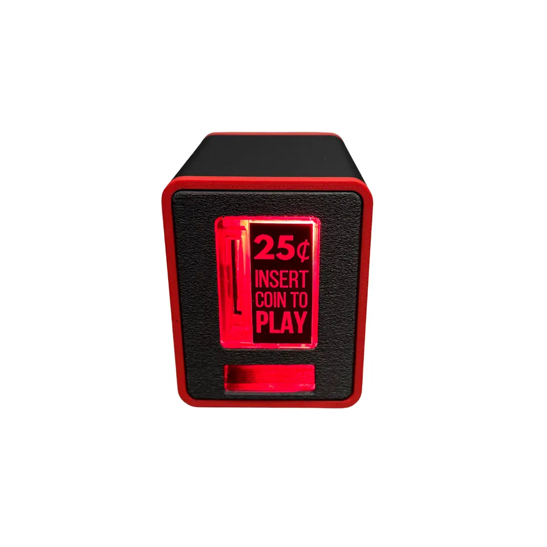 TinyBrights: Insert Coin Cube by Chronic Concepts with Illuminated Button + Coin Slot + Arcade Sounds