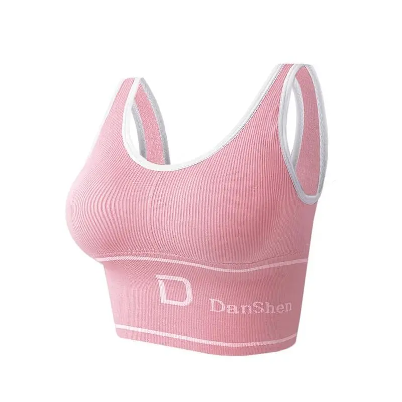 6/3-Piece Women's Elegant Sports Tank Tops - Wireless Bras With Removable Pads, Racerback & High Elasticity For Yoga & Running 6-piece set 6/3-Piece Women's Elegant Sports Tank Tops - Wireless Bras With Removable Pads, Racerback & High Elasticity For Yoga & Running 6-piece set