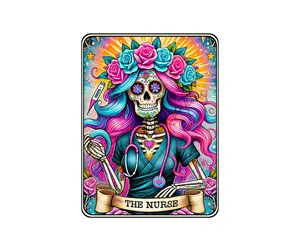 The Nurse Tarot Card • Tee Shirt T-Shirt Unisex Sublimation Shirts RN Nurses Graphic Cute Top