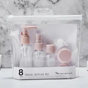 Leakproof Travel Bottle Set – Refillable Containers for Shampoo, Lotion, Perfume & Toiletries