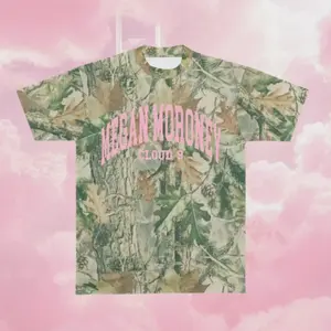 Megan Moroney Camo Shirt, Vintage Camo Country Music Tee, Cloud 9 3d shirt, 3D Graphic T-Shirt, Realistic Print Tee, Unisex Streetwear Style