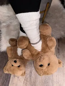 Teddy bear Slippers - 2 COLORS, Cozy, Fluffy, Gifting, Holiday, Slippers