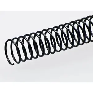100 Pack Plastic Spiral Binding Coils, 4:1 Pitch, Spiral Binding Spines For Office Documents, Engineer Papers, Business Projects (10mm (75 Sheet Capacity))