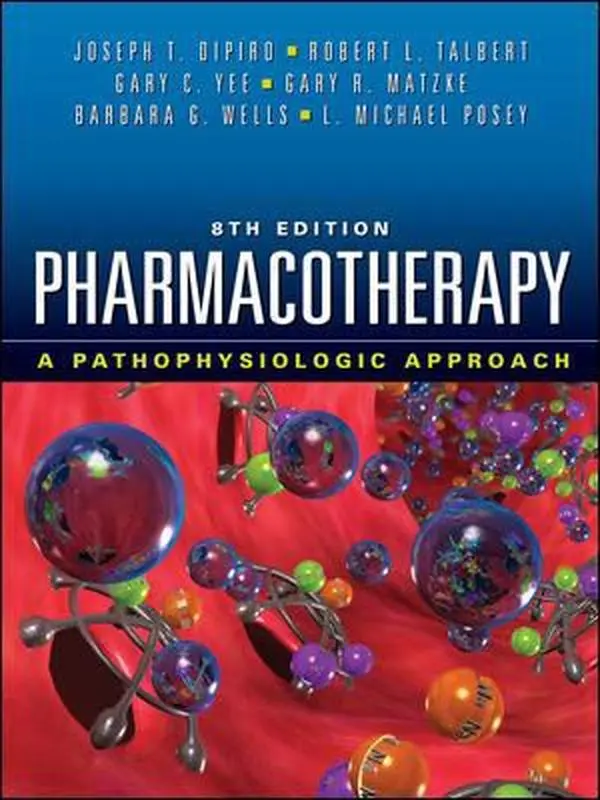 USED Book - Pharmacotherapy: A Pathophysiologic Approach, 8th Edition by Joseph DiPiro (Hardcover) - english