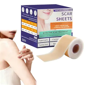 Silicone Scar Tape Roll (1.6" x 59") – Reusable Medical Grade Silicone Scar Sheets for C-Section, Surgical, Acne, Burn, Keloid & Stretch Mark Scars, Waterproof Breathable Flexible Scar Treatment