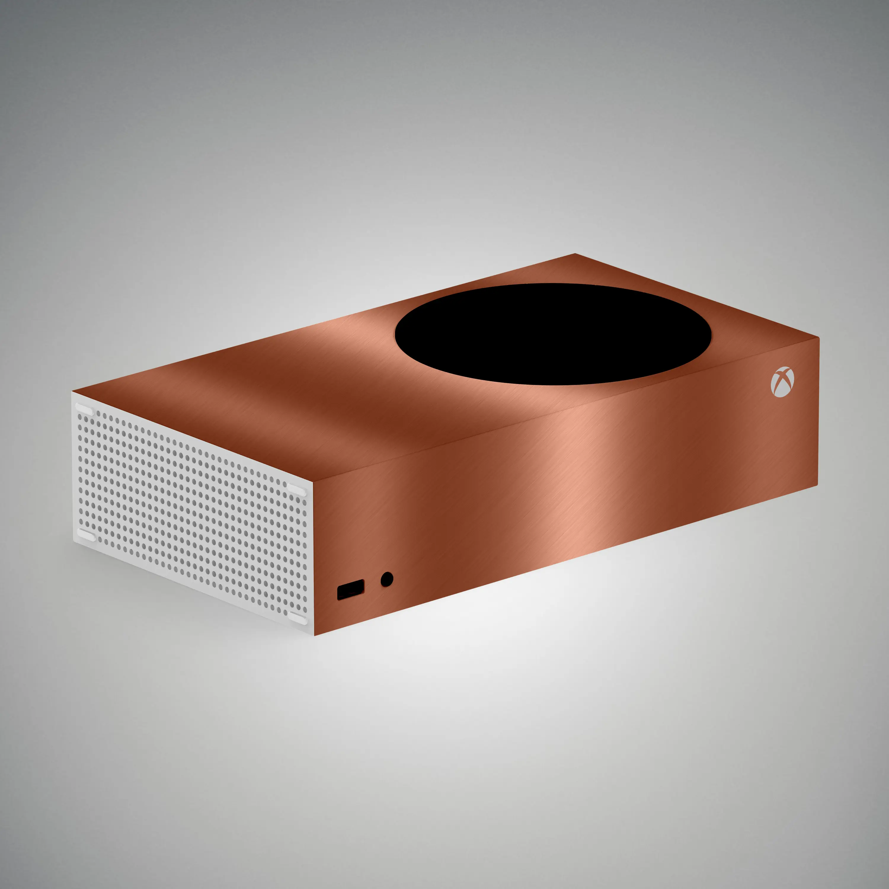 Brushed Copper Xbox Series S Console Vinyl Skin