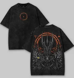 Lord of the rings Retro Vintage Menswear Gift movie fans Top Apparel Classic Cotton designer shirts, graphic tees, men gifts, ,Graphic Streetwear T-shirt Fabric Seamless Cropped Rhinestone T-Shirt shirts  men E5Z