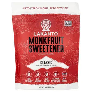 Lakanto Monkfruit Sweetener with Erythritol, Classic, 8.29 oz (235g)