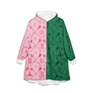 Wicked For Good Hoodie Blanket: Cozy Fleece Wearable Throw Snuggie with Pocket, Movie Fan Gift, Theater Lover