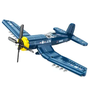 767 building blocks assembly — Legendary F4U Corsair fighter plane! Foldable wings + retractable landing gear, 1:20 scale accuracy! The ultimate military building block set for aviation enthusiasts! Building Blocks #F4U Pirates #Military Models