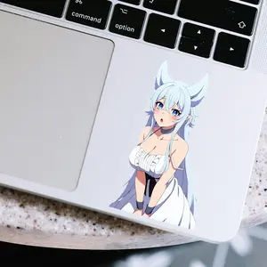 Fenrys Sexy Vinyl Sticker, Chillin in Another World Anime Waifu Girl Sticker, Phone Laptop Notebook Decor
