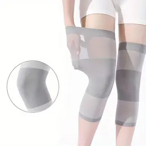 1Pair Unisex Knee Supports for All Seasons - Lightweight Elastic Design for Everyday Use