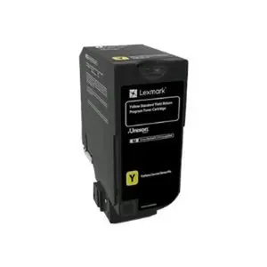 Lexmark LEX74C1SY0 CS72 Return Standard Yield Cartridge Toner, Yellow