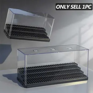 Dust-Proof Figure Display Case Box, 1 Box Showcase for Model Collections, Resin Figures and Building Blocks Decorative Bricks Toys for Adults, Organiser