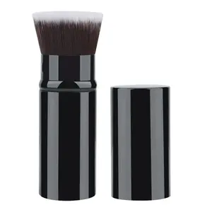 Retractable Cosmetic Brush for Eyeshadow, Face Powder, and Blush