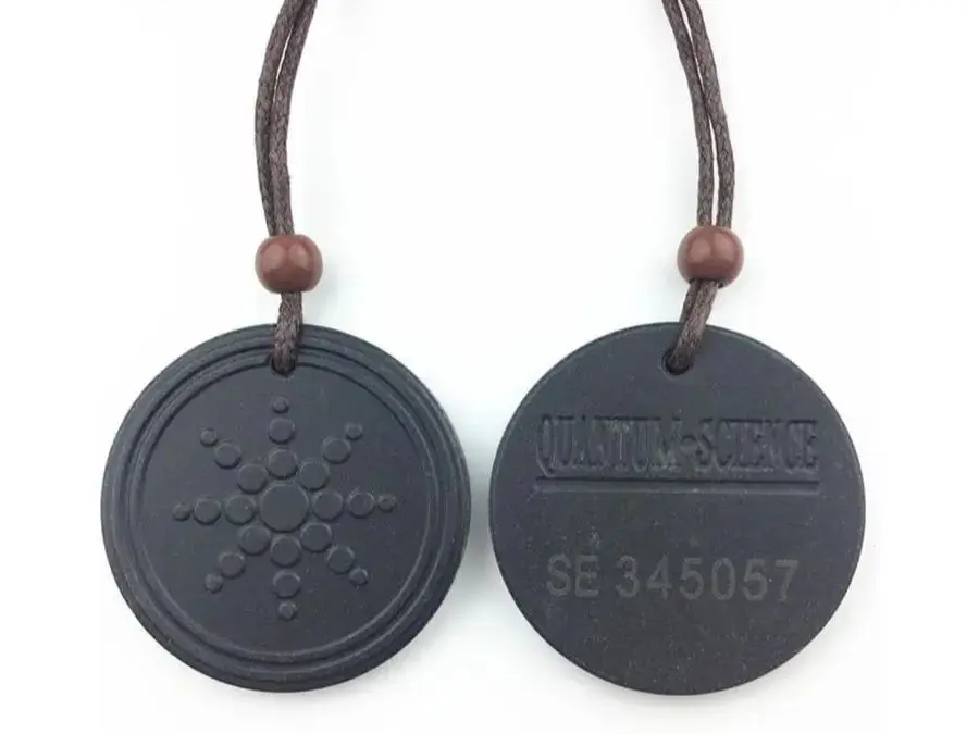 Volcanic Emf Protection Energy Stone Protection Shield Necklace,Sunflower Pattern Energy Necklace(42MM)