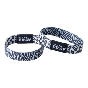 Tap To Pray® Wristband – Safari Zebra