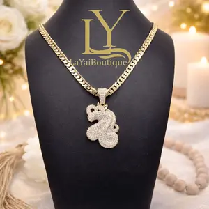 LaYaiBoutique #2467 — 14K Gold-Filled Chain and Pendant — High Quality