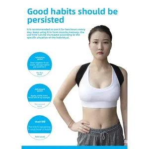Anti-hunchback correction belt Seated invisible breathable adult children correction belt Back posture aligner  Support Tool Lightweight Orthodontic Strap + Shoulder Pad