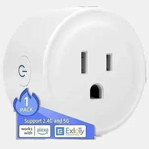 Smart Plug Exioty | Works with Alexa | Simple Set Up with One Voice Command | “Amazon Alexa” APP Remote Control | Voice Control | Timer & Schedulete | Stable Connection (1 Pack)
