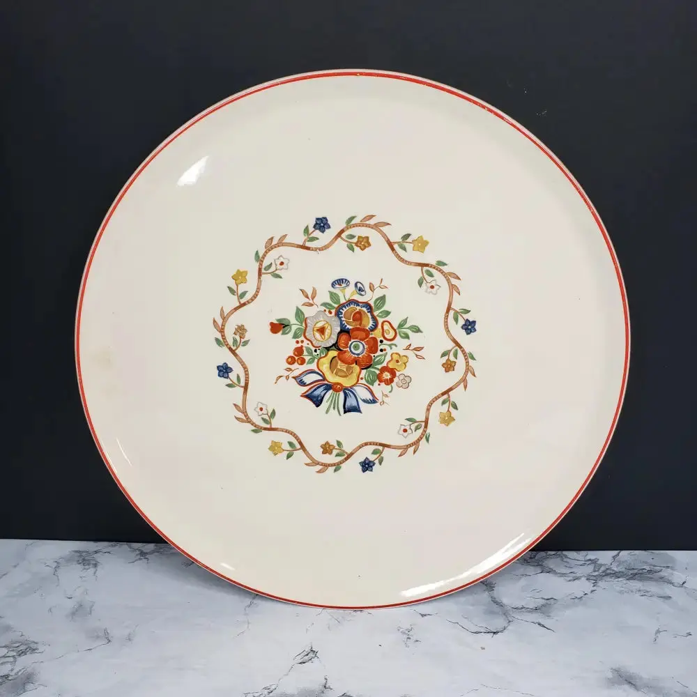 1940's Universal Cambridge Ovenware Serving Plate Vintage