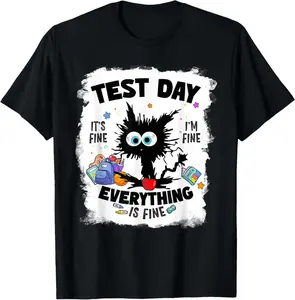 100% Cotton Kids Testing Day T-Shirt