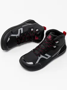 HOBIBEAR Women's Wide Fit Mid-Calf Casual, Round Toe Textile Upper, Rubber Sole, All Season Comfortable Walking Hiking Boots Hiking Style Shoes