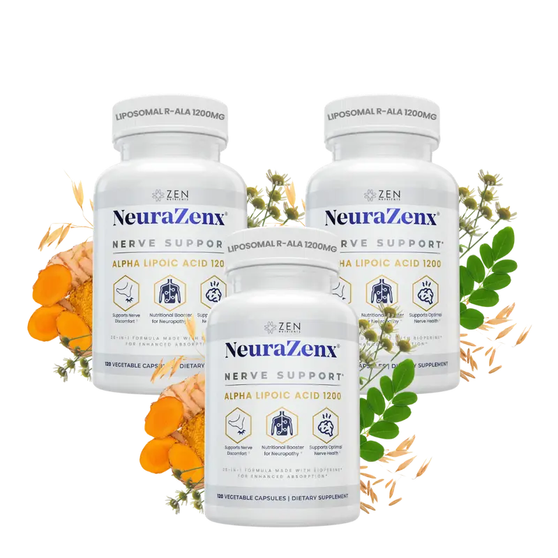 Neurazenx Nerve Support & Peripheral Neuropathy Support Supplement (3-Pack)