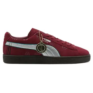 PUMA Mens X One Piece Suede Red Haired Shanks Lace Up Sneakers Shoes Casual - Red