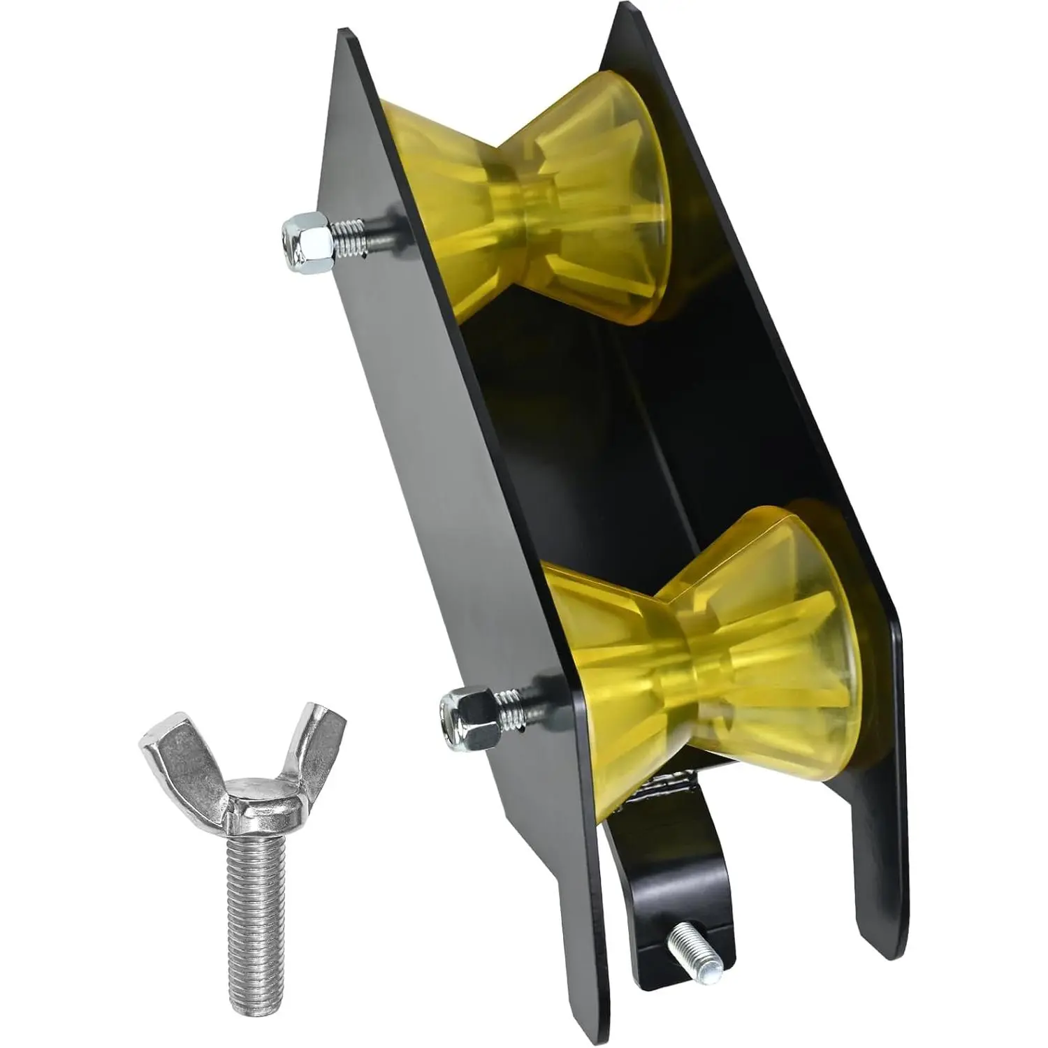 Water Well Pump Pulling Tool and Cable Rollers - Help Pull or Place The Well Pump, Poly Pipe, Flexible Pipe, Wire. Comes with Extra Horn Screws.No Complicated or Expensive Machinery or .